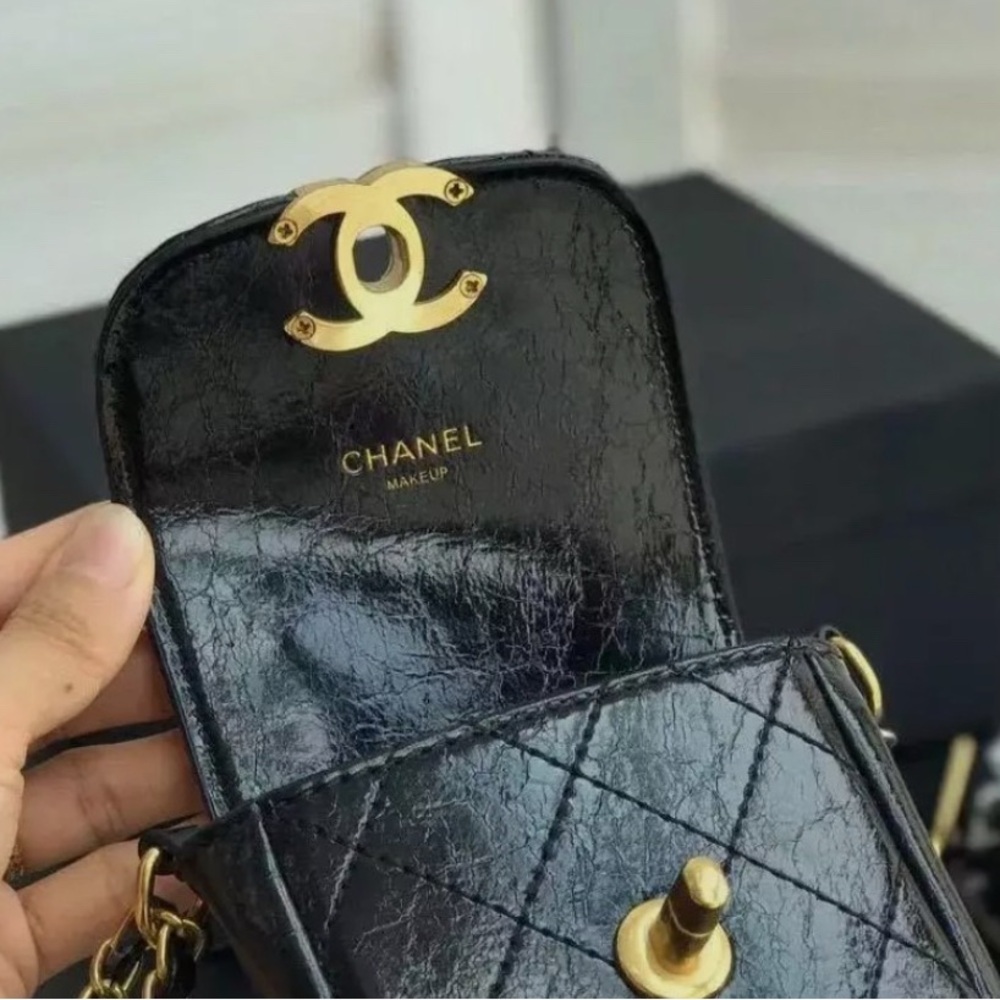 CHANEL BEAUTY Novelty Shoulder Pouch & Coin Case Pearl Phone Bag GWP - Picture 7 of 12